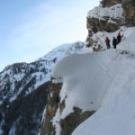 The scupture on icefall