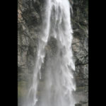 A waterfall in the Ecrins