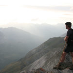 A young singer in Occitan, over 3000 meters altitude in the Pyrenees