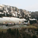 Petit village de Choux dans le Parc du Haut-Jura