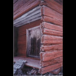 Finnish houses are covered in protective red paint